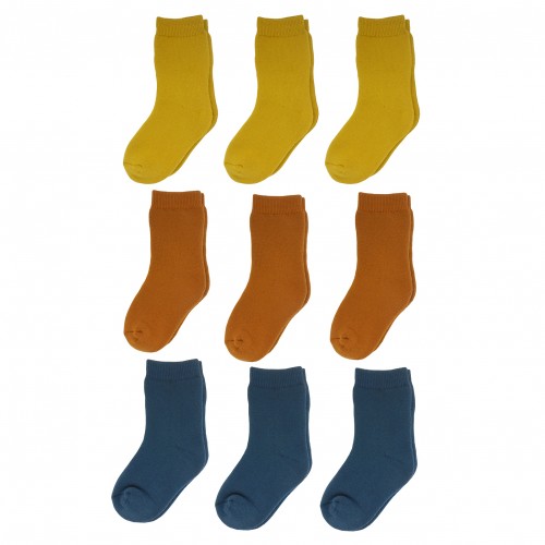 Yalion® 9 Pairs of Baby socks children half-plush warm sole