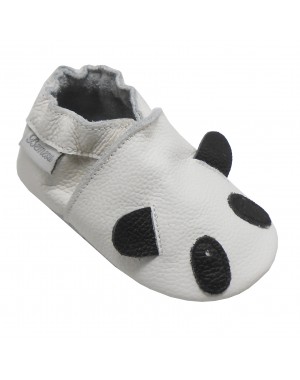 Bemesu® Baby Krabbelschuhe Lederpuschen Lauflernschuhe Panda