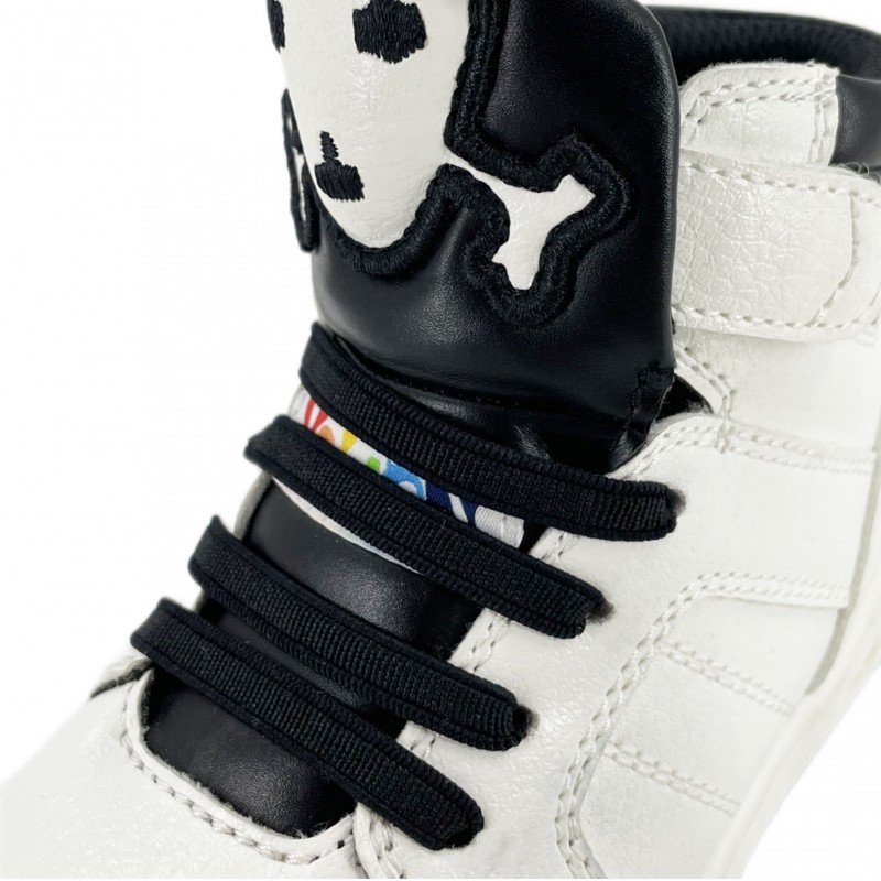 Yalion® Baby Shoes Sneakers Skull White