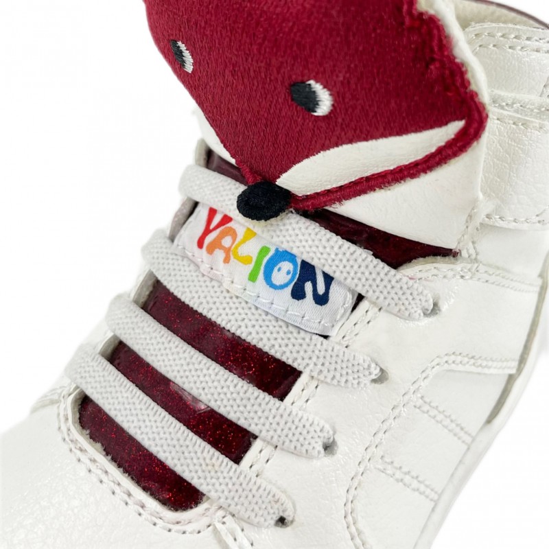Yalion® Kinderschuhe Sneaker Fuchs Weiß