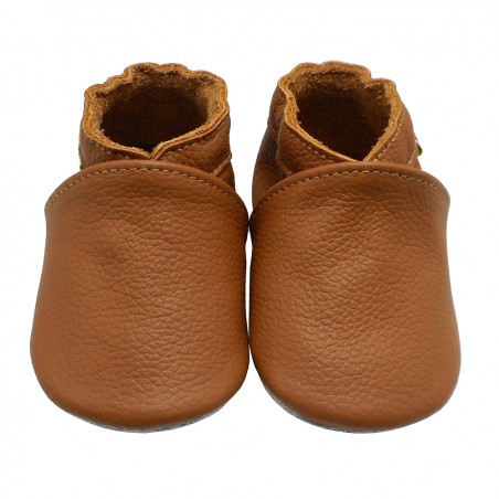 Yalion® Baby Shoes Soft Soles Light Brown