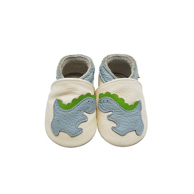 Yalion® genuine leather Baby Shoes Soft Soles Dinosaurier